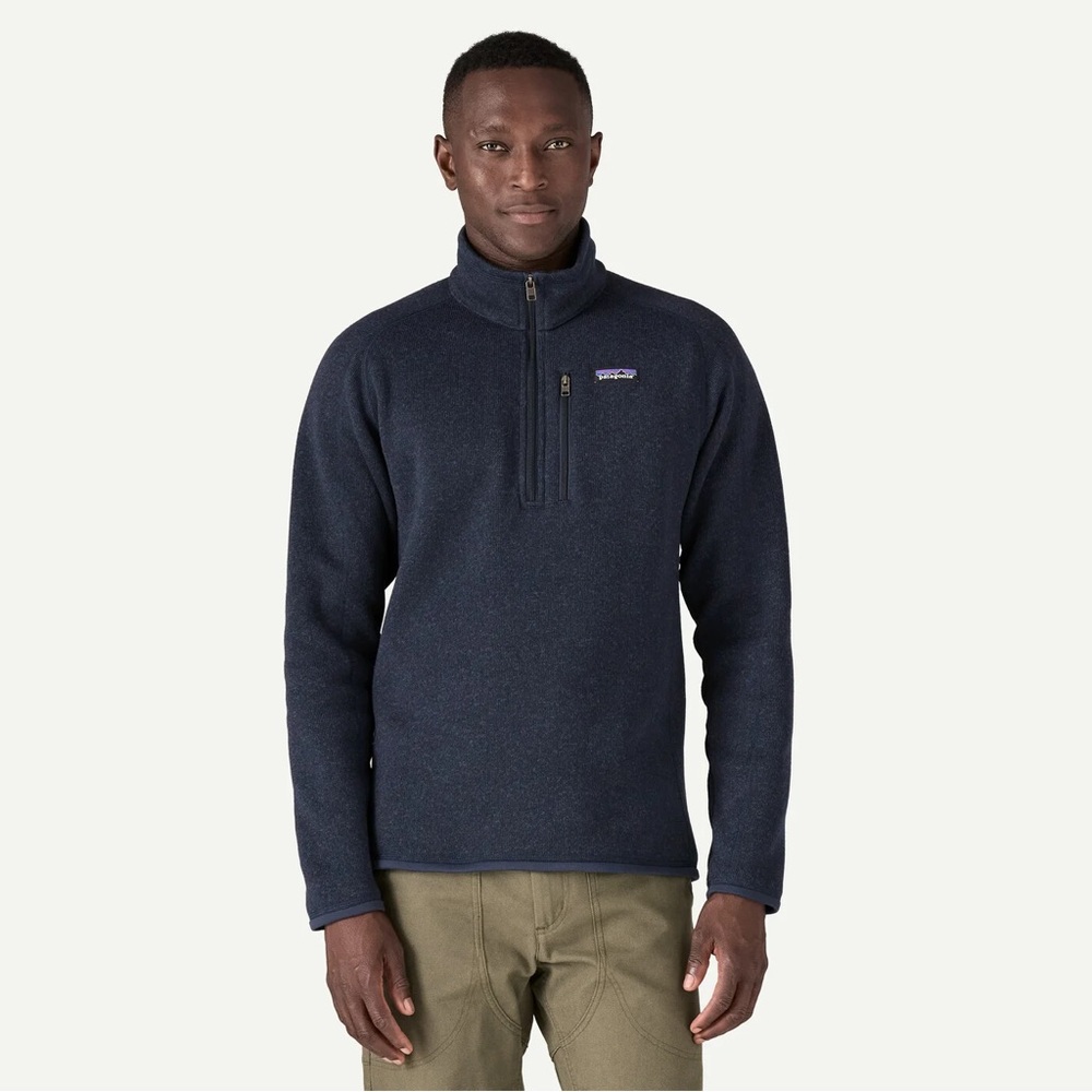 Patagonia Navy Blue Quarter-Zip Fleece